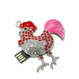 Clé usb Coq acier